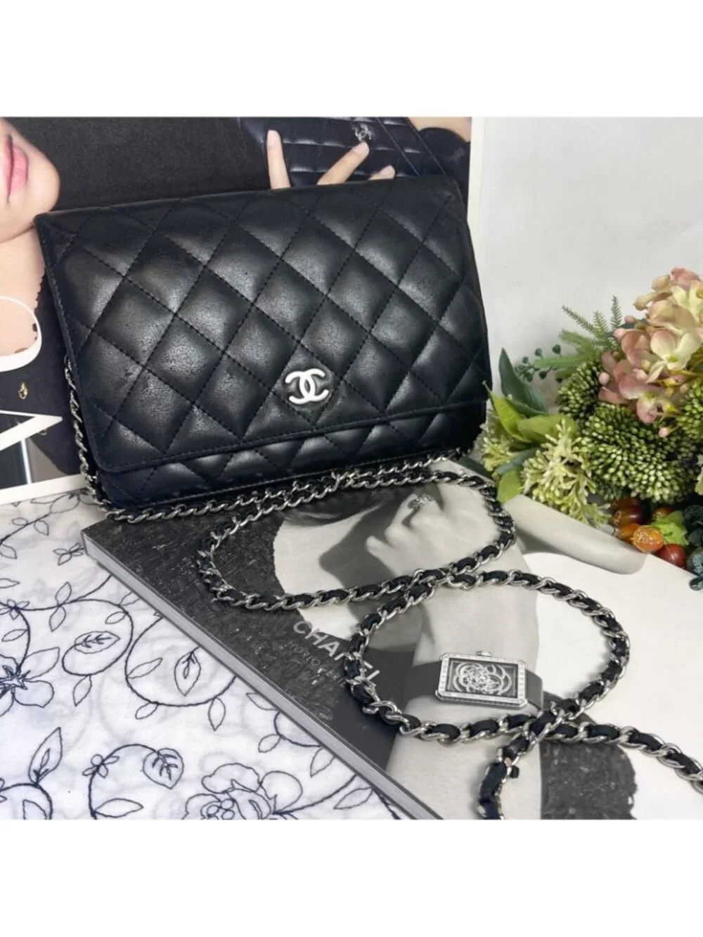 Chanel Chain Wallet Black Quilted Shoulder Bag